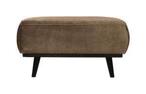 WOOOD Hocker 'Statement' Velvet, kleur Taupe