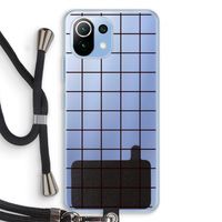 Rooster: Xiaomi Mi 11 Lite Transparant Hoesje met koord