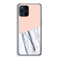 A touch of peach: Oppo Find X3 Transparant Hoesje