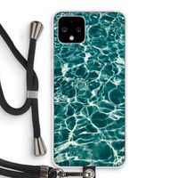 Weerkaatsing water: Pixel 4 Transparant Hoesje met koord
