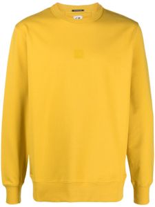 C.P. Company sweat en coton stretch à logo imprimé - Jaune