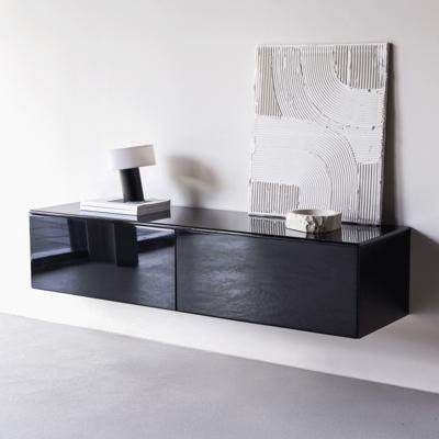 Nohr Hangend TV-meubel 'Zeke' 160cm, kleur Zwart