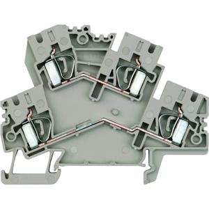 Weidmüller 8670750000-50 Klem 2-etages Spanveer Donkerbeige 50 stuk(s)