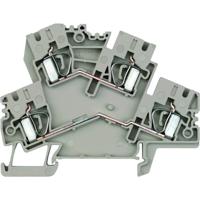 Weidmüller 8670750000-50 Klem 2-etages Spanveer Donkerbeige 50 stuk(s)
