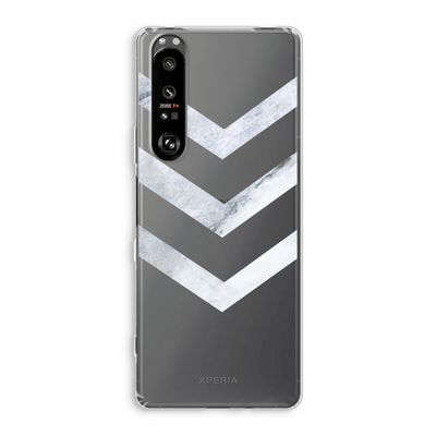 Marmeren pijlen: Sony Xperia 1 III Transparant Hoesje