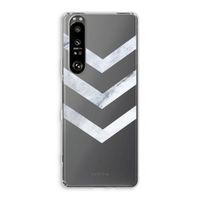Marmeren pijlen: Sony Xperia 1 III Transparant Hoesje