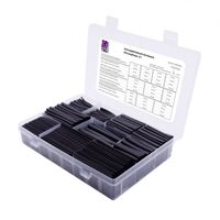 TRU COMPONENTS T1905CA055 Krimpkous assortiment Zwart Krimpverhouding:2:1 750 onderdelen - thumbnail