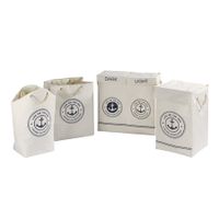 WENKO 62003100 wasmand 108 l Rechthoekig Polyester Blauw - thumbnail