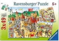 Ravensburger puzzel 3x49 stukjes ridderkasteel