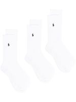 Polo Ralph Lauren lot de trois paires de chaussettes Polo Pony - Blanc