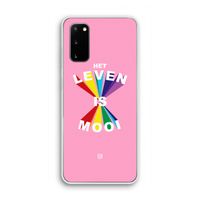 Het Leven Is Mooi: Samsung Galaxy S20 Transparant Hoesje