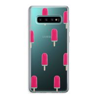 Waterijsje: Samsung Galaxy S10 Plus Transparant Hoesje