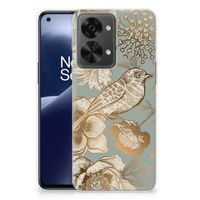 TPU Case voor OnePlus Nord 2T Vintage Bird Flowers