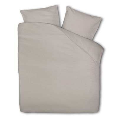 Presence Hotel Katoen-Satijn Philip Dekbedovertrek Kleur: Greige, 200 x 240 cm Dekbedovertrek