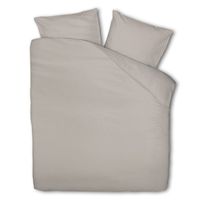 Presence Hotel Katoen-Satijn Philip Dekbedovertrek Kleur: Greige, 200 x 240 cm Dekbedovertrek - thumbnail
