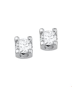 TFT Oorknoppen Zirkonia Zilver Gerhodineerd Glanzend
