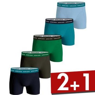 BjÃ¶rn Borg 5 stuks Cotton Stretch Boxer 1719 * Actie *