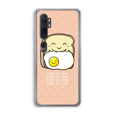 Sleep All Day: Xiaomi Mi Note 10 Pro Transparant Hoesje