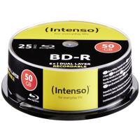 Intenso 5001124 Blu-ray BD-R DL disc 50 GB 25 stuk(s) Spindel