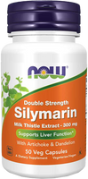 NOW Foods Silymarin Milk Thistle Extract 300MG Double Strength (50 caps) - thumbnail