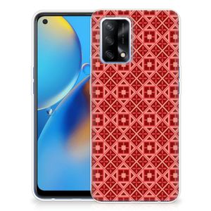 OPPO A74 4G TPU bumper Batik Rood