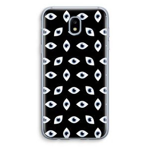 Eyes pattern: Samsung Galaxy J5 (2017) Transparant Hoesje