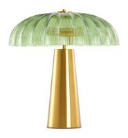 Light & Living Tafellamp Fungo Glas, 2-lamps - Groen - thumbnail