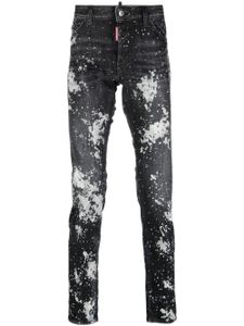 DSQUARED2 jean à effet taches de peinture - Noir