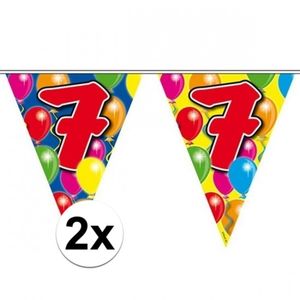 2x Vlaggenlijn 7 jaar 10 meter   -