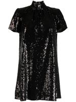 STAUD robe Ilana à ornements en sequins - Noir - thumbnail