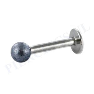 Labret 1.2 mm acryl parelmoer grijs