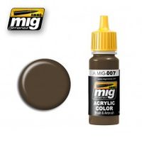 MIG Acrylic RAL 7017 Dunkelbraun 17ml - thumbnail