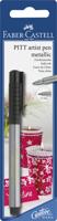 Faber Castell fc-167398 tekenstift pitt artist pen 251 zilver Faber Castell fc-167398 tekenstift pitt artist pen 251 zilver