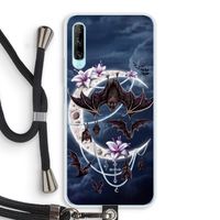 Vleermuizen Maan: Huawei P Smart Pro Transparant Hoesje met koord