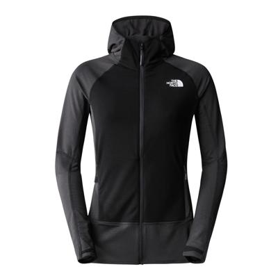 The North Face Bolt Polartec Hoodie Dames Fleece Asphalt Grey - TNF Black S