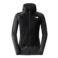 The North Face Bolt Polartec Hoodie Dames Fleece Asphalt Grey - TNF Black S