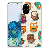 Samsung Galaxy S20 Plus TPU Hoesje Vrolijke Uilen