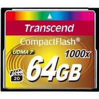 Transcend CompactFlash Card 1000x 64GB MLC - thumbnail