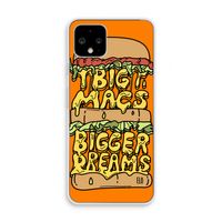 Big Macs Bigger Dreams: Pixel 4 Transparant Hoesje