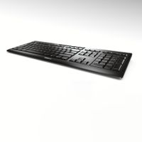 CHERRY Stream Wireless toetsenbord RF draadloos + USB QWERTY US International Zwart - thumbnail