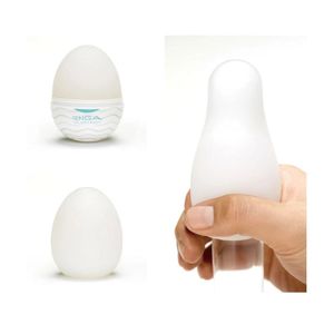 Tenga Egg Egg masturbator Wit Thermoplastische elastomeer (TPE)
