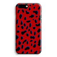 Red Leopard: Volledig Geprint iPhone 7 Plus Hoesje