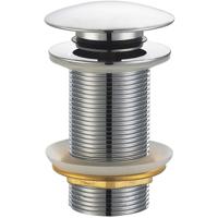 Wiesbaden Caral Verlengde Clickwaste Afvoerplug 5/4" Chroom