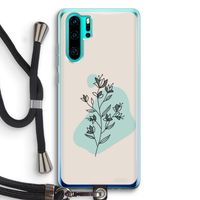 Violets are blue: Huawei P30 Pro Transparant Hoesje met koord
