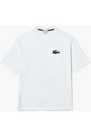 Lacoste Classic Fit T-Shirt ronde hals wit, Effen - thumbnail