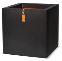 Capi Pot vierkant 50x50x50 cm zwart