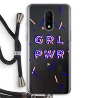 GRL PWR: OnePlus 7 Transparant Hoesje met koord
