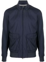 Herno veste bomber à fermeture zippée - Bleu