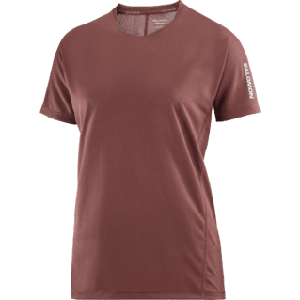 Salomon Sense aero ss tee dames - ROOD - Dames