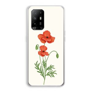 Red poppy: Oppo A95 5G Transparant Hoesje